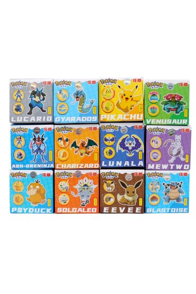 Choice Pokemon 12pcs Pokemon Figures Pikachu Pocket Monster Charizard Poke Ba...