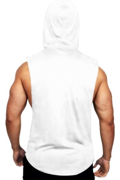 Generic Sleeveless Gym Hoodies, Mens Cotton Thin Hoodies for Summer Workout, ...