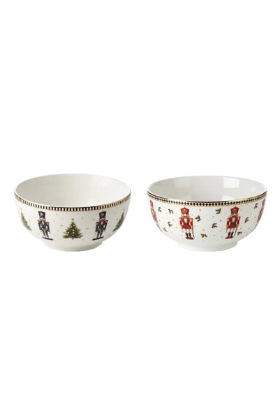 Lucky Art Luckyart Soldino Bone 14 cm 2'Li Bowl Set