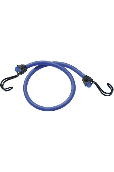 Generic 3017EURDAT Bungees with Reverse Hooks, Blue, 120 cm Bungee, Pack of 2