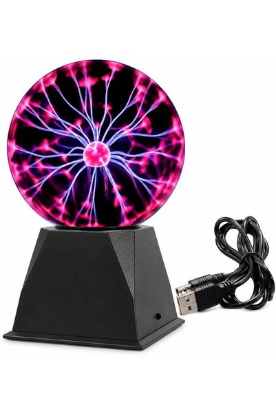 Generic 6 Inch Magic Plasma Ball Lamp - Sound Sensitive, Interactive Plasma G...