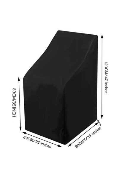 Noonedibs Husa scaun gradina empilabil 89x89x120cm, Oxford 210D, protectie im...