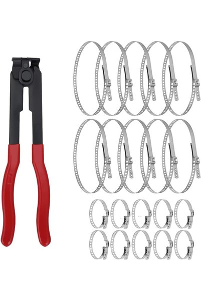 Generic For Auto/ATV CV Joint Axle Boot Clamp Pliers Tool with 20 Crimp Bands...