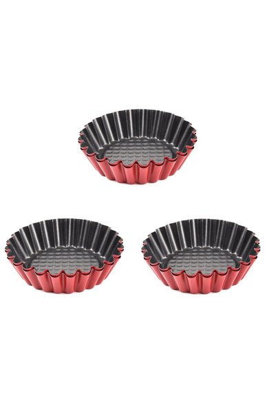 Noonedibs Mini tartale clasice 6 bucăți, forme de tartale 10 cm, tavă de tart...