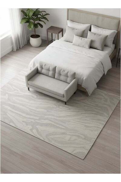 Noon East Carpet Rug Plaza Ripple Design Cream | Size - 160x230 cm - 5