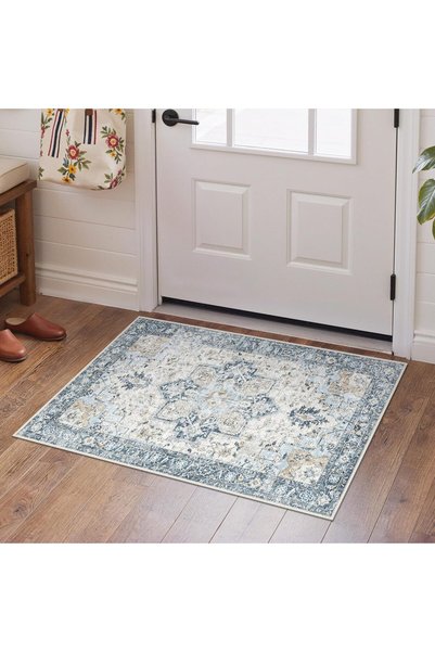 Generic Washable Entry Rug, Non-Slip Indoor Door Mat, Small Oriental Throw Ca...
