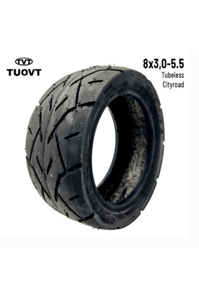 TUOVT Ελαστικό χωρίς σαμπρέλα CityRoad 8x3.0-5.5 για ηλεκτρικό σκούτερ