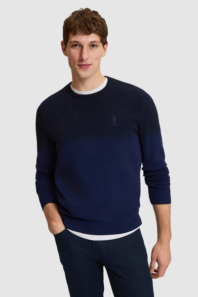 U.S. Polo Assn. U.S. POLO. ASSN. LACİVERT TRİKO KAZAK