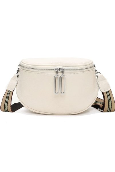 Noonedibs Geantă crossbody pentru femei Geantă de piept cu curea lată pentru ...