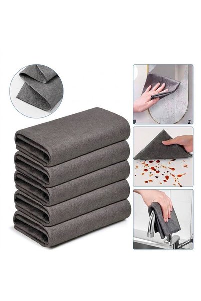 Fara brand Set 5 Lavete Magice din Microfibră 30x30