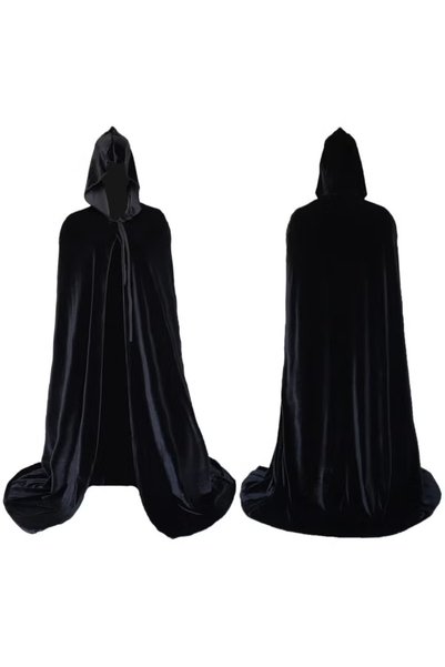 TAPIT Kids Velvet Hooded Cloak for Cosplay Party Dress Fancy Dress Costume Ac...