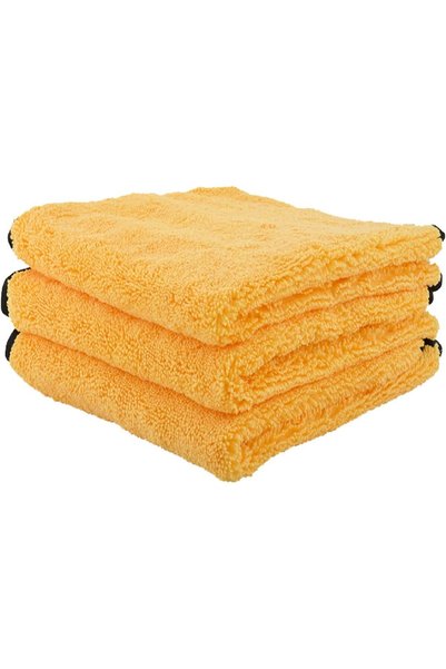 Generic مناشف ميكروفايبر احترافية عالية الجودة، ذهبية (16 بوصة) MIC_506_03 16...