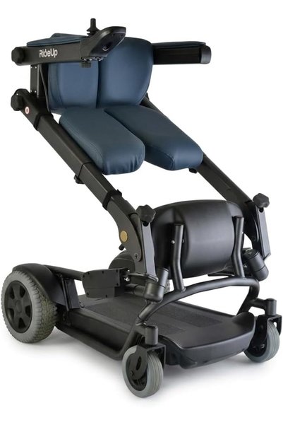 Health Mart Rideup Electric Standing Power Wheelchair, 125kg Capacity, 16km R...