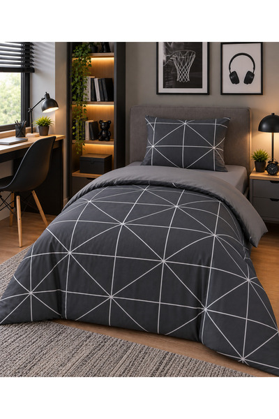 liefhome Σετ Παπλωματοθήκη Μονό 160x220 εκ. Ελαστικό Σεντόνι 120x200 εκ.