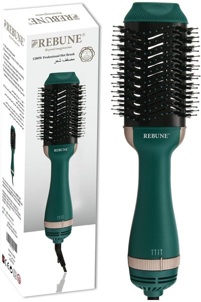 rebune 1200W Hair Styler RE-2513 One-Step Volumizer Hair Dryer and Hot Air Br...