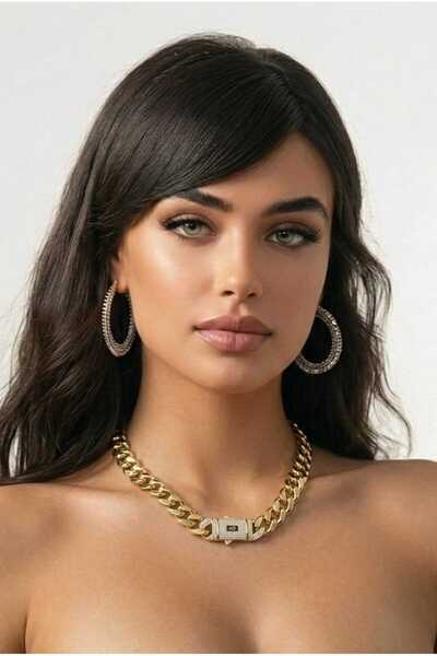 Generic Brand MONACO DIVA, 8 MM, 14K GOLD PLATED STAINLESS STEEL