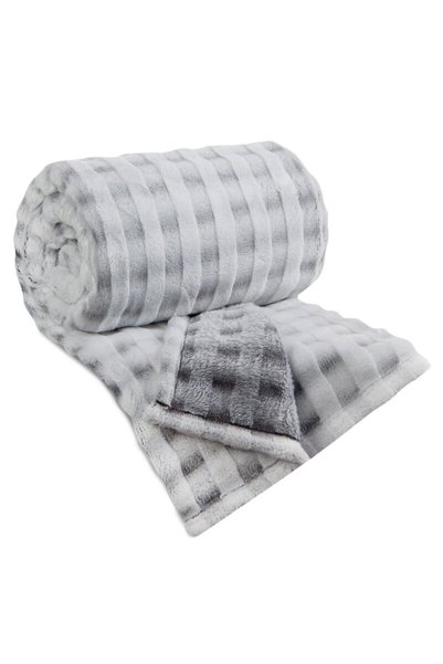 Design 91 Patura 70x160 Cube Steel Gray – o patura eleganta din fleece flano ...