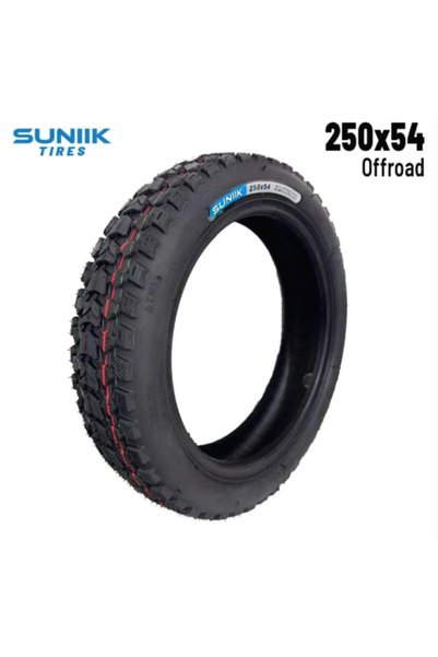 OEM 250×54 Ελαστικό εκτός δρόμου χωρίς σαμπρέλα για ηλεκτρικό σκούτερ