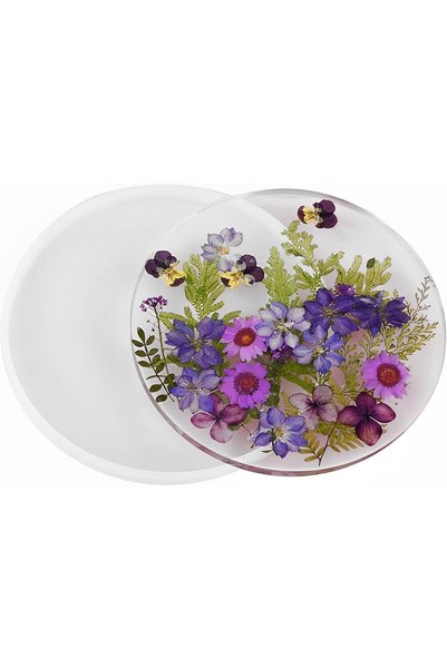 Noonedibs Matriță tavă rășină epoxidică 30 cm, pentru turnare cu rășină, beto...