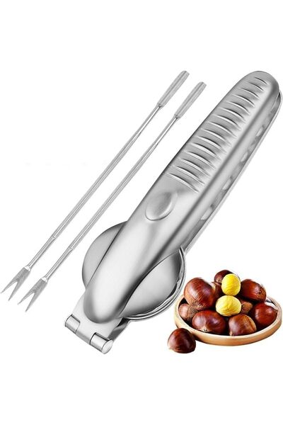 Generic [3 في 1] أداة تقطيع الكستناء المطورة، مشبك فتح الكستناء من الفولاذ ال...