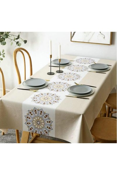 Generic Tablecloth Protector Waterproof/Oil-Proof Decorative Floral Print Wri...