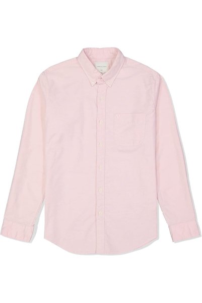 Generic Men's Slim Fit Oxford Button-Up Shirt