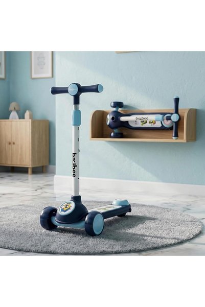 Generic Sonic Skate Scooter for Kids, 3 Wheel Kids Scooter with 3 Height Adju...