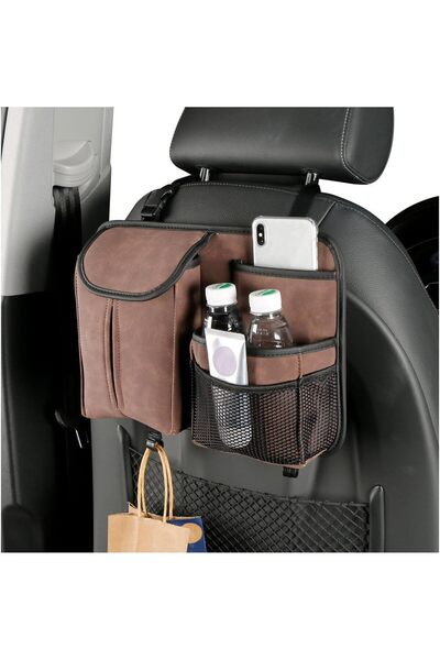 Generic Back Seat Car Organizer,Multifunctional Car Back Seat Storage Box wit...