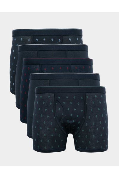 Marks & Spencer 5'li Pamuklu Esnek Desenli Boxer