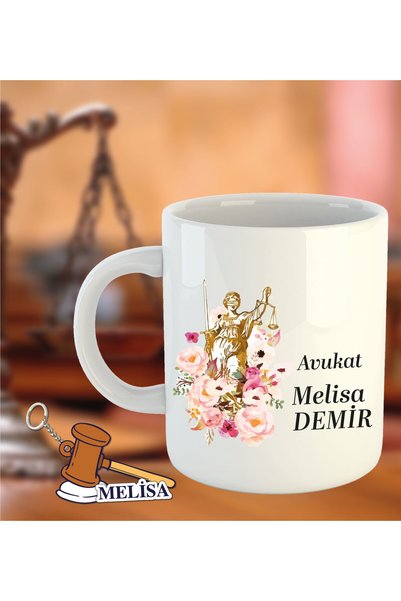 İsme Özel Avukatlar Günü Kupa Bardak ve Anahtarlık