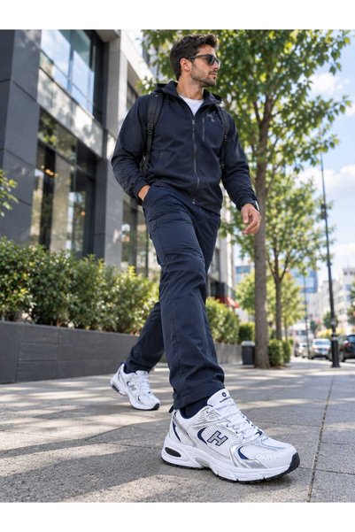 Hammer Jack MATEO Beyaz-Lacivert Erkek Sneaker 101 26572-M