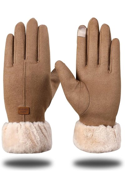 Generic Winter Gloves for Women, Warm Touchscreen Glove Windproof Elastic Tex...