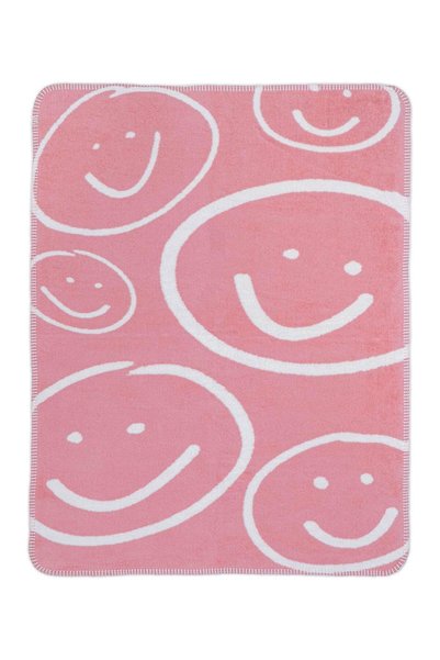 Karo Patura pentru copii 75x100 2169/1 Fete roz bumbac acrilic finisat cu cro...