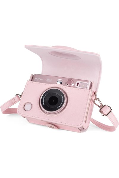 Generic حافظة واقية لكاميرا Instax Mini EVO الفورية - مصنوعة من الجلد الصناعي...