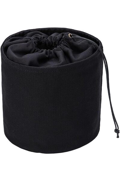Generic Tall Purse Organizer Insert Womens Canvas Handbag Round Cosmetic Pouc...