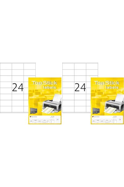 Generic 8705 Mailing Labels, 24 Labels Per A4 Sheet, 70 x 36 mm, 2400 Labels,...