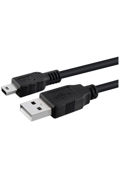 Generic كابل شحن USB إلى Mini USB متوافق مع وحدة تحكم بلايستيشن PS3/PS3 Slim ...