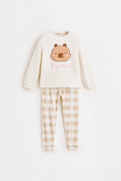 LEFTIES KIZ ÇOCUK Capybara CAPYFUN© peluş pijama