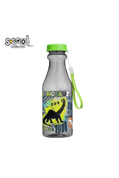 S COOL Water bottle 500 ml, plastic, Rawr, 6.5x20 cm - S-COOL