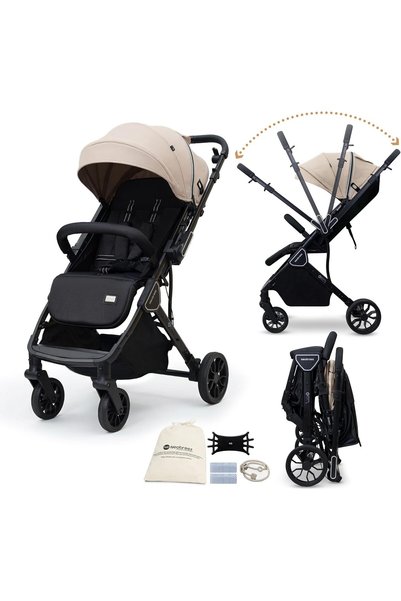 Generic QUINT Reversible Handle Lightweight Compact Travel Stroller, Foldable...