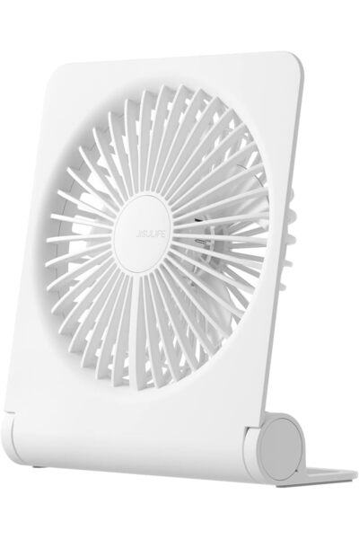 Generic Small Desk Fan, Portable Table Fan USB Rechargeable 4500 mAh Battery,...