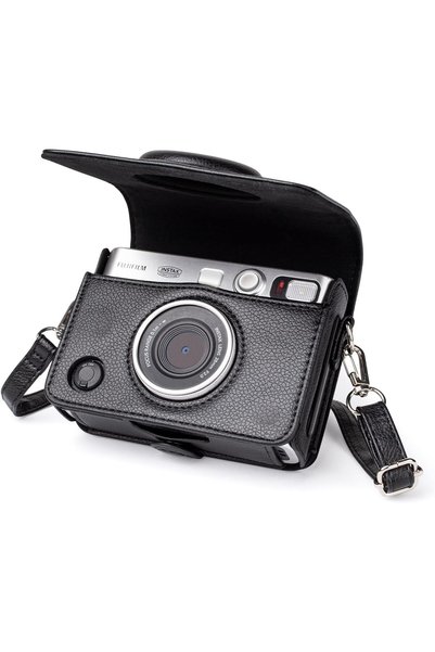 Generic حافظة واقية لكاميرا Instax Mini EVO الفورية - مصنوعة من الجلد الصناعي...