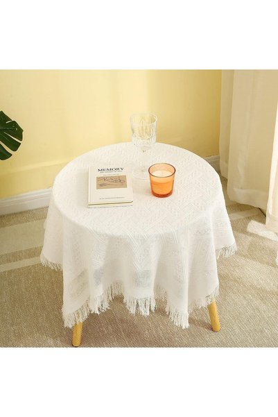 Generic Coffee Square Small Table Cloth, Coffee Table Cover with Pockets and ...