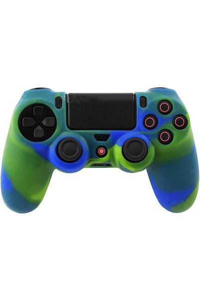 Generic غطاء سيليكون ناعم لوحدة التحكم متوافق مع PS4/PS4 Slim/PS4 Pro اللاسلك...