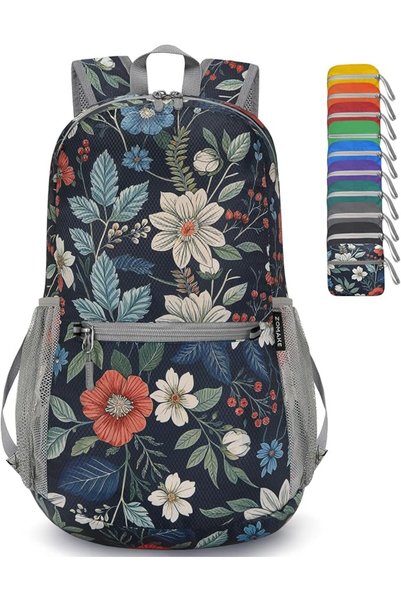 ZOMAKE 20L Lightweight Packable Backpack, Small Foldable Hiking Daypack - Poc...