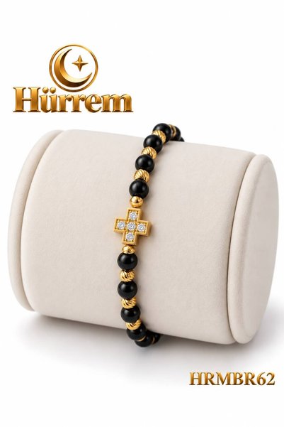 Hürrem Brățară din Aur 14K (585) și Șnur Reglabil – 1,39 gr – HRMBR62
