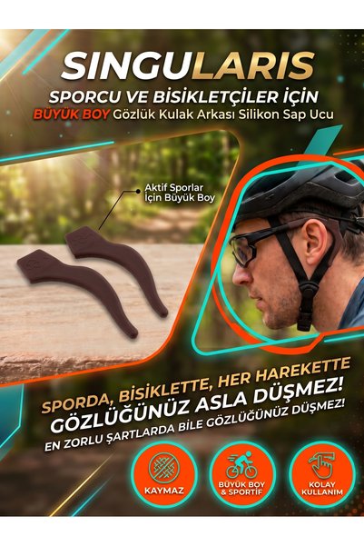 Singularis Glasses Oversized Anti-Slip Ear Apparatus for Sportsman and Cyclis...