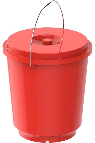 Cosmoplast Plastic EX Bucket 20L with Lid and Handle for Cleaning and Storing