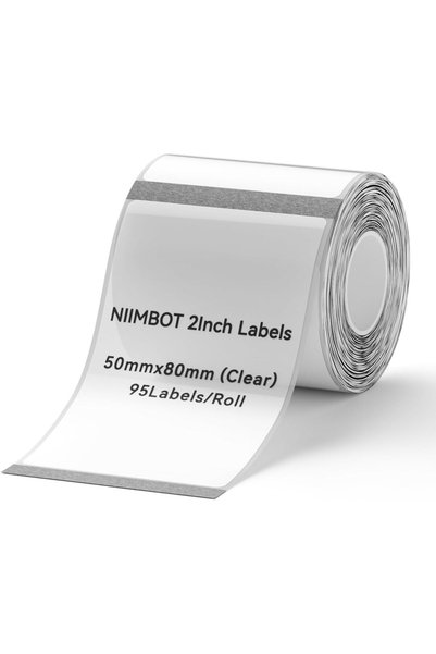 Generic Labels for B1/B21/B3S Label Maker, 50 x 80 mm (1.97'' x 3.15'') 95 Ta...