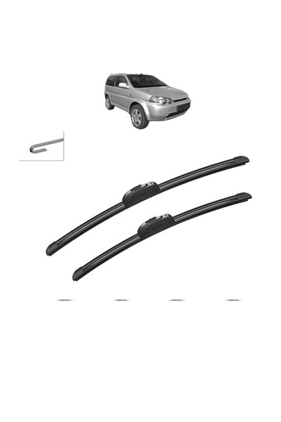 Bosch Set of 2 Wiper Blades HONDA HR-V (GH) 1999-2005, windscreen, Aerotwin R...